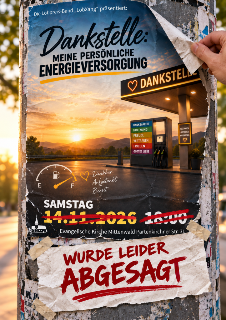 LobXang abgesagt 14.11.