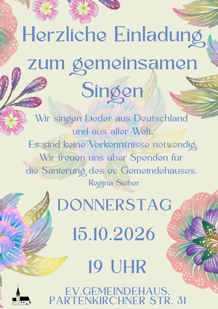 Offenes Singen 15.10.