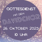 Davidchor 26.10.